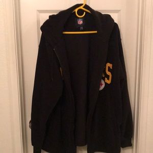 Steelers, Zip up, hoodie, sweater, Size XXL